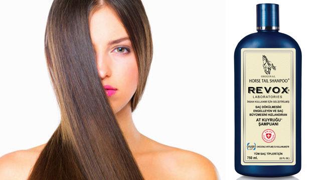 REVOX at kuyruğu şampuanı saç dökülmesine bire bir!