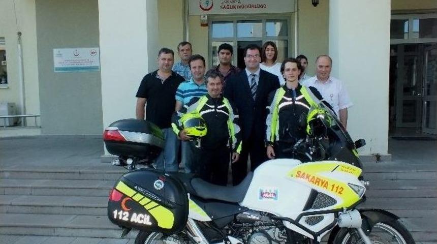 Sakarya&rsquo;da Motosikletli 112 Acil Yardım Ekibi G&ouml;reve Başlıyor