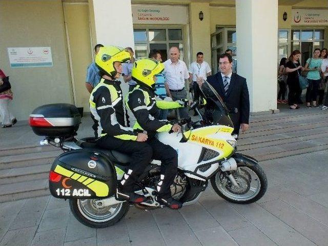 Sakarya’da Motosikletli 112 Acil Yardım Ekibi Göreve Başlıyor