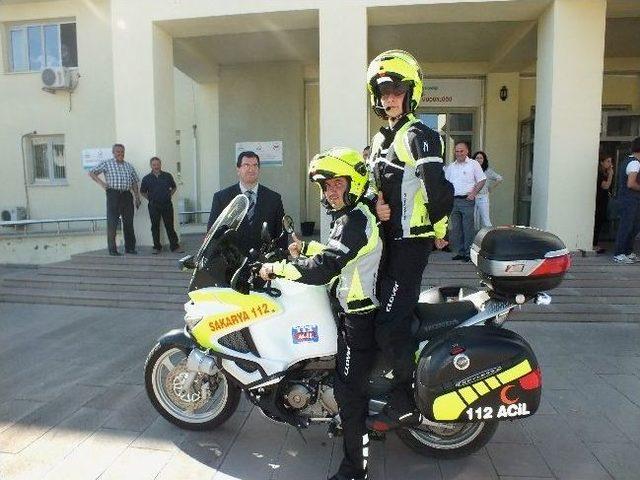 Sakarya’da Motosikletli 112 Acil Yardım Ekibi Göreve Başlıyor