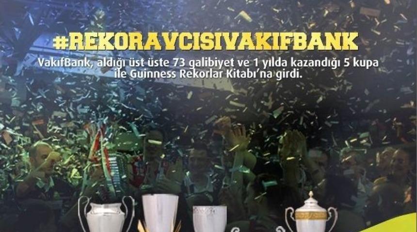 Vakıfbank Guınness Rekorlar Kitabı&rsquo;na Girdi