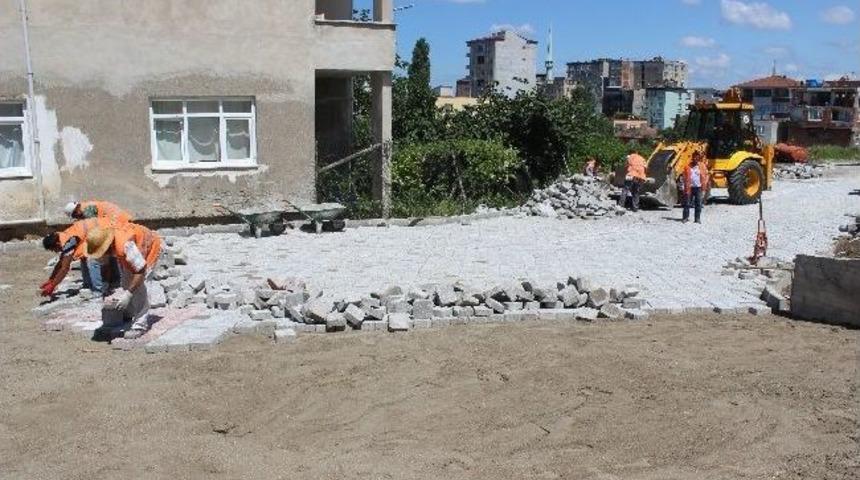 Tekkek&ouml;y&rsquo;de Yol &Ccedil;alışması