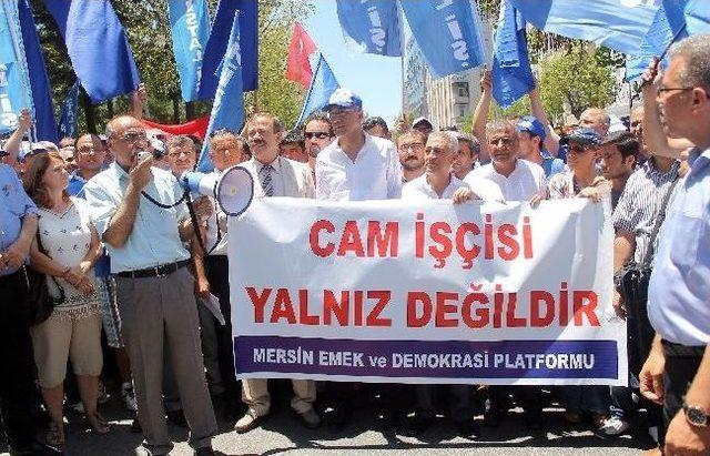 Cam İş&ccedil;ilerinin Grevi Devam Ediyor 2