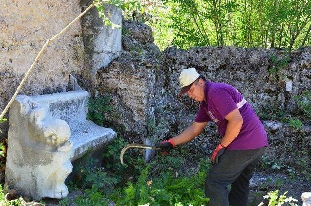 Side Antik Kenti’nde Temizlik Çalışması