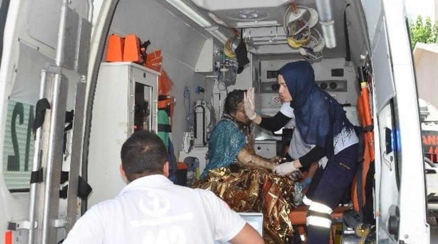 &Uuml;zerine Benzin D&ouml;k&uuml;p Kendini Yaktı