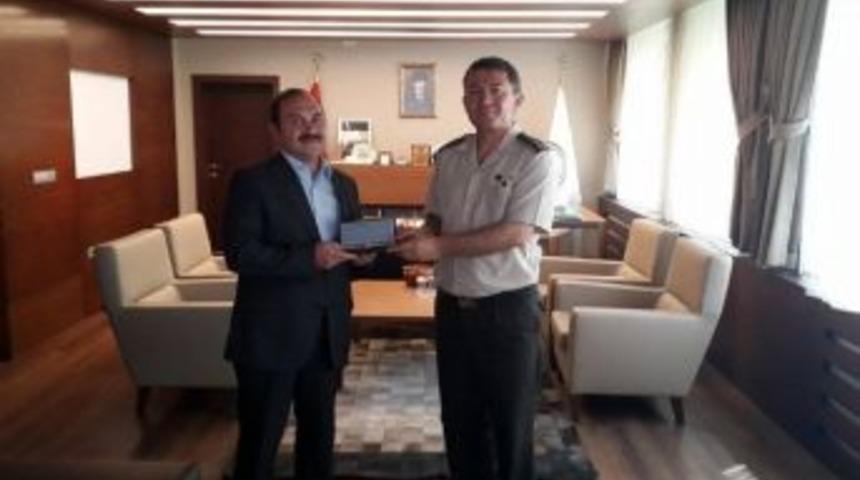 Albay &Ccedil;elik&rsquo;ten Başkan Eyvaz&rsquo;a Ziyaret