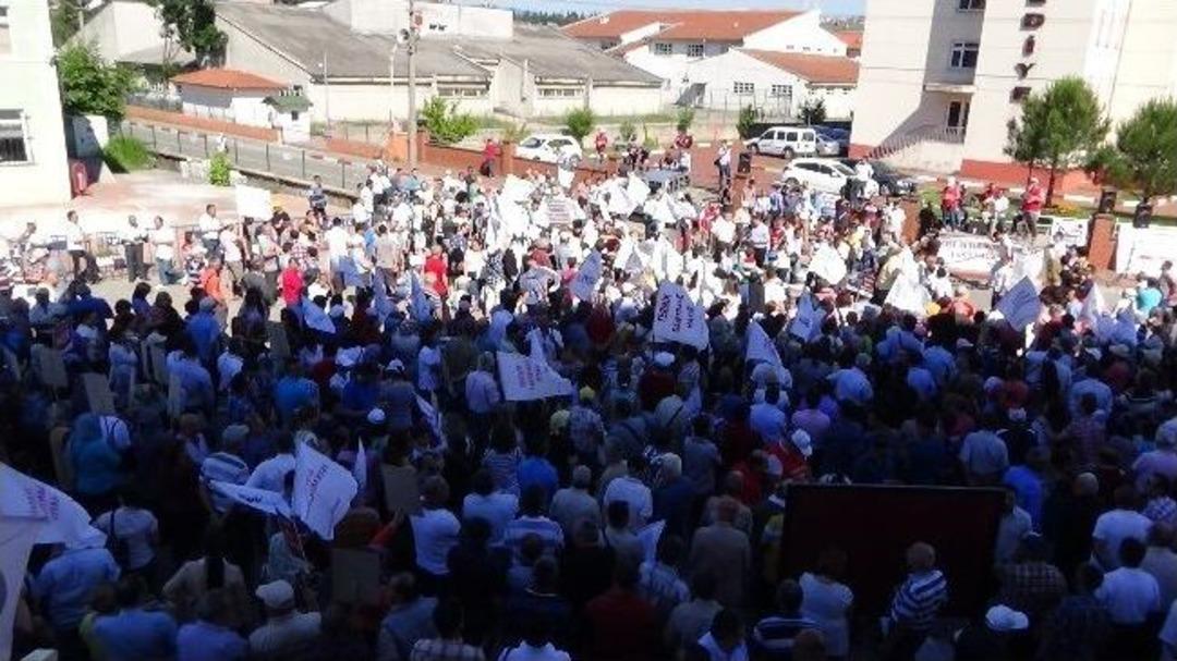 Termik Santrale Karşı İtiraz Dilek&ccedil;eleri Teslim Edildi