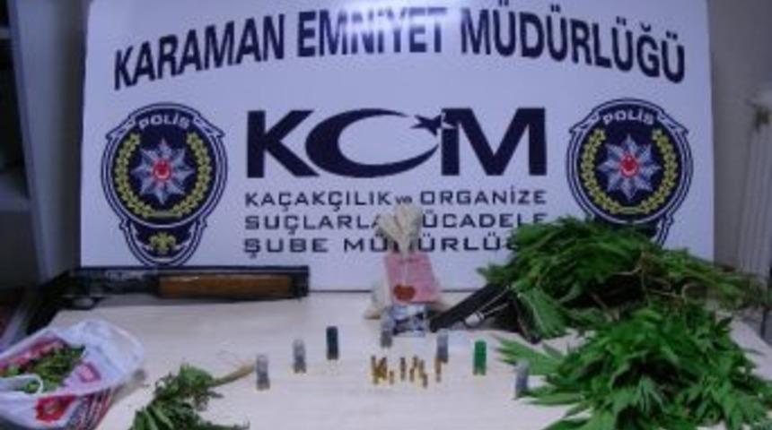 Karaman&rsquo;da Uyuşturucu Ticareti İddiasına 3 Tutuklama