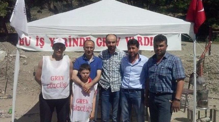 Grevdeki Krom İş&ccedil;ileri 10. G&uuml;nde