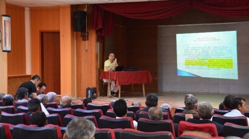 Muhtarlara K&ouml;ylerde İmar Toplantısı Yapıldı