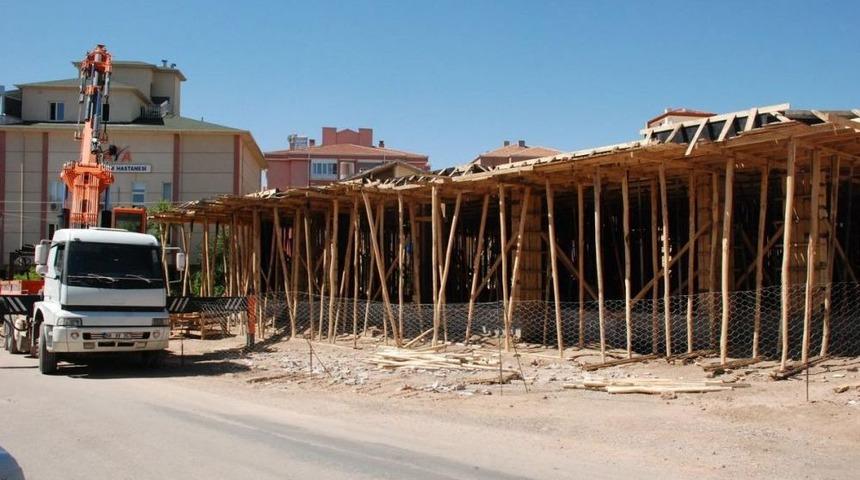 Aksaray'da Inşaattan D&uuml;şen Iş&ccedil;i Yaralandı