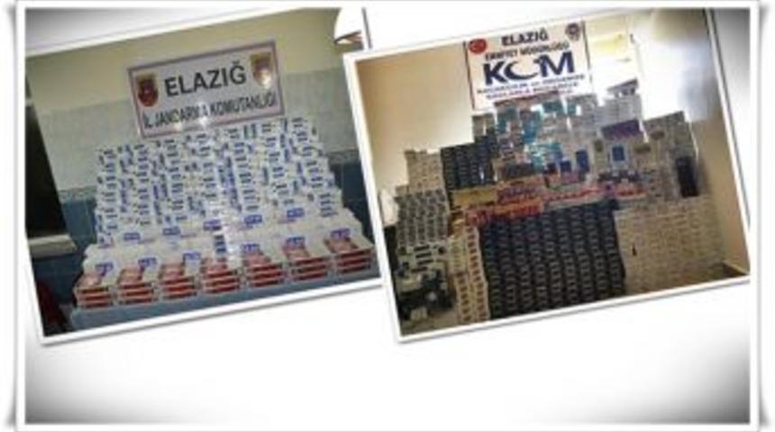 Jandarma ve Emniyet&rsquo;ten Sigara Operasyonu