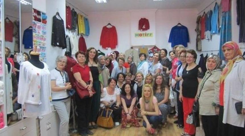 Motiff Kursiyerlerinin Eserleri G&ouml;r&uuml;c&uuml;ye &Ccedil;ıktı