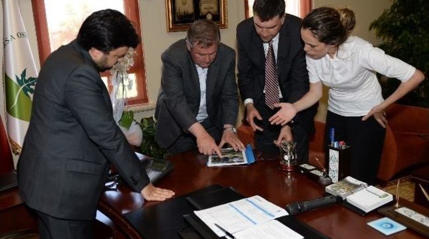 Bosna B&uuml;y&uuml;kel&ccedil;isinden Osmangazi&rsquo;ye Teşekk&uuml;r Ziyareti