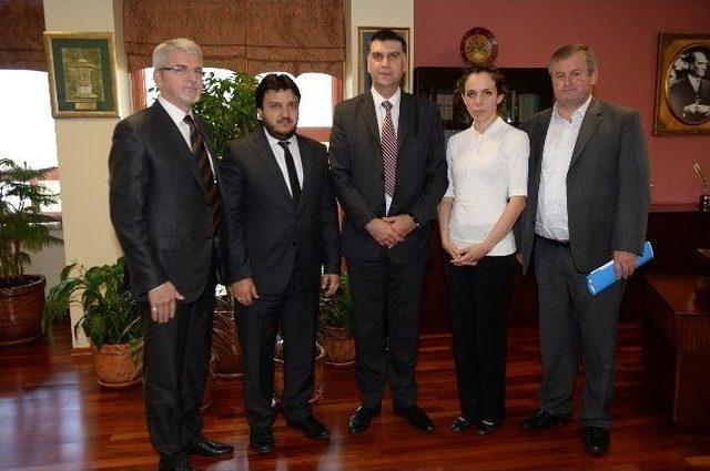 Bosna B&uuml;y&uuml;kel&ccedil;isinden Osmangazi&rsquo;ye Teşekk&uuml;r Ziyareti 1