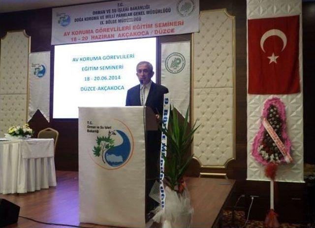 Av Koruma G&ouml;revlileri Eğitim Semineri Yapıldı 1