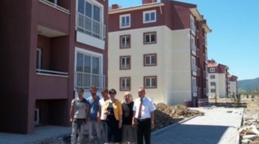 Başkan G&uuml;neş&rsquo;ten Toki Konutlarına İnceleme
