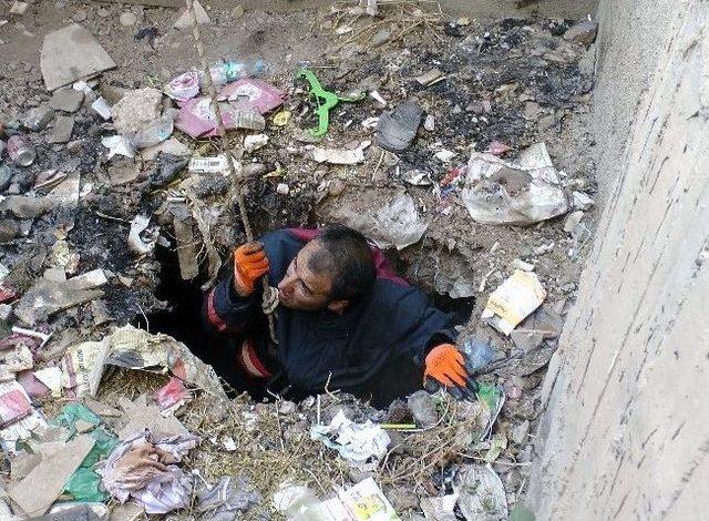 Oyun Oynayan Suriyeli İki Kız Kardeş Foseptik &Ccedil;ukuruna D&uuml;şt&uuml; 1