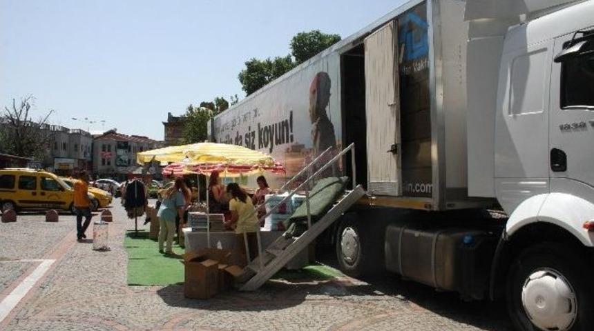 L&ouml;sev &lsquo;iyilikler Tır'ı Edirne'de