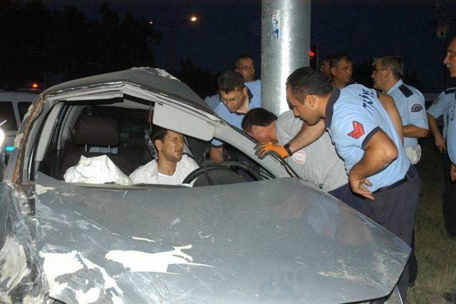 Kaza Anı Güvenlik Kameralarına Yansıdı