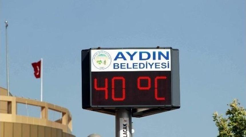 Aydın&rsquo;da Termometreler 40 Dereceyi G&ouml;sterdi