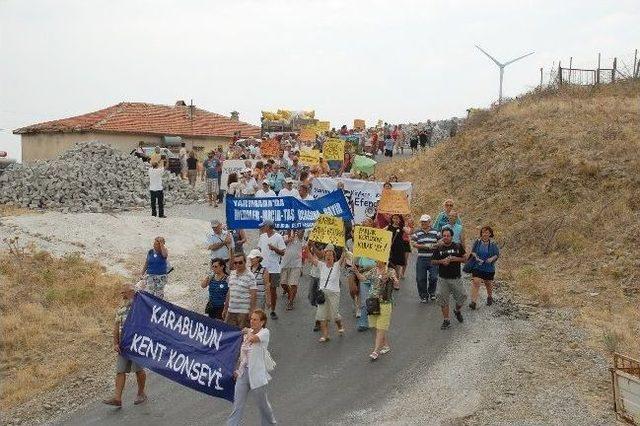 Karaburun Yarımadası Sakinlerinden Santral Tepkisi 1