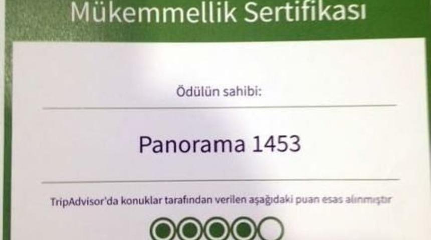 Panorama 1453 M&uuml;zesi&rsquo;ne &lsquo;m&uuml;kemmellik&rsquo; Sertifikası