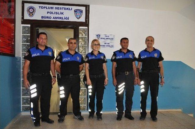 Alanya'da Toplum Destekli Polis Yeni Yerinde Hizmette