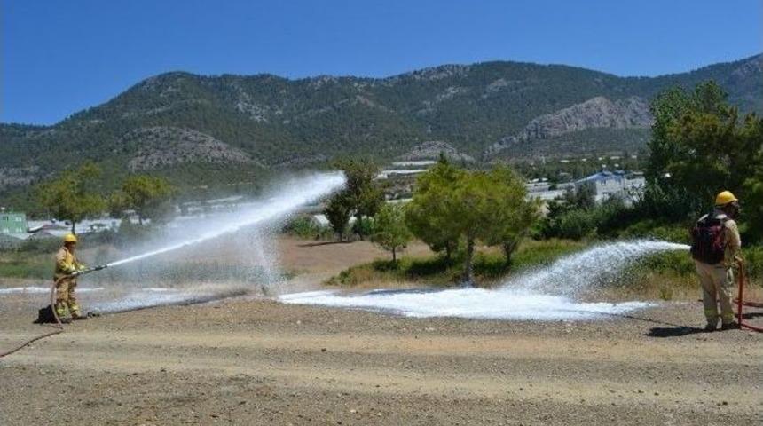 Bozyazı'da Orman Tatbikatı