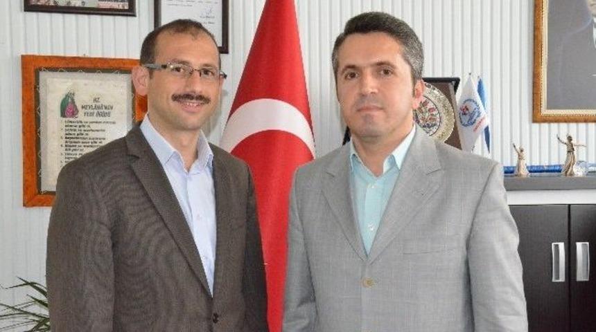 İl Genel Sekreterinden Spor M&uuml;d&uuml;r&uuml;ne Ziyaret