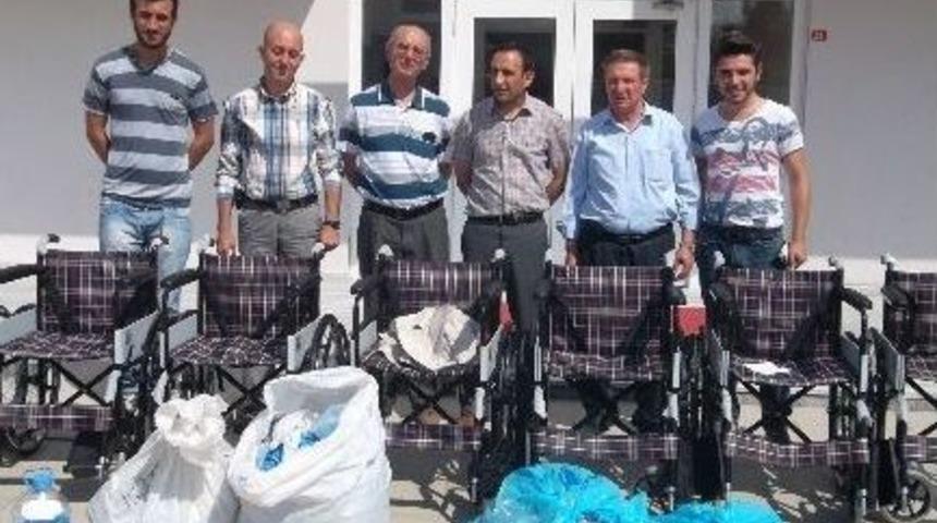 Çevre Gönüllüleri 1 Ton Kapağa 7 Tekerlekli Sandalye Aldı
