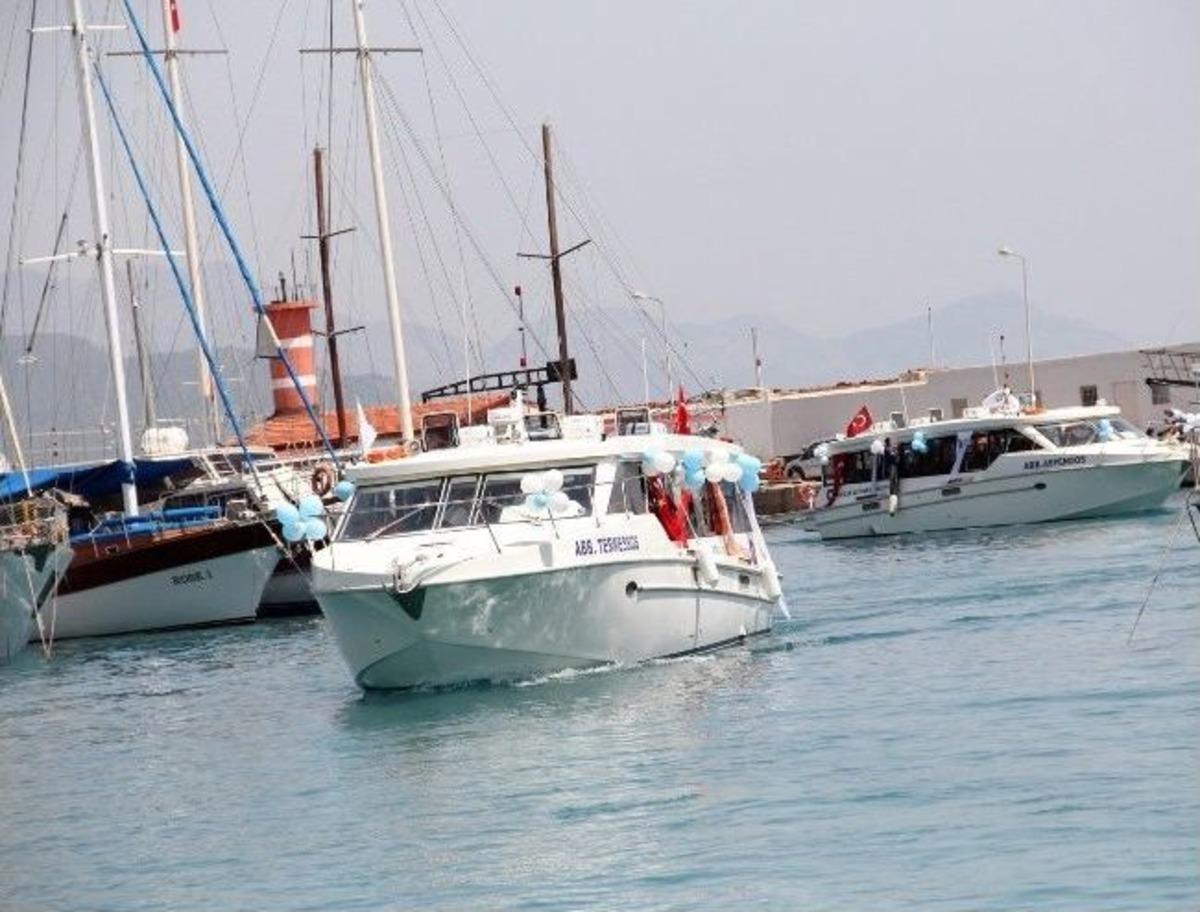 İlk Seferini Yapan "termessos"a T&ouml;renli Karşılama
