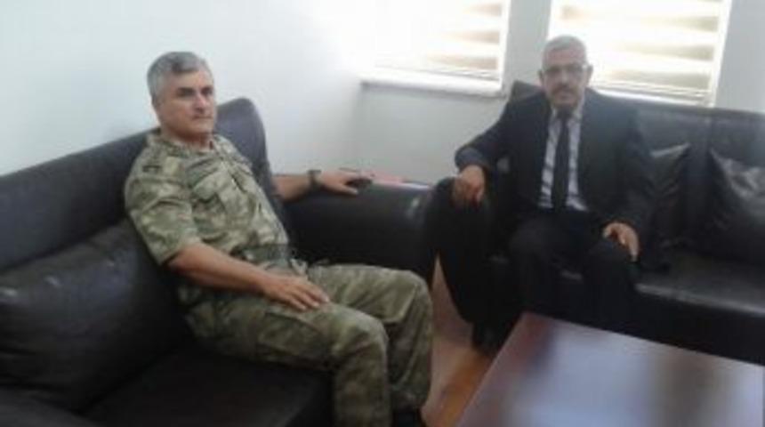 Sgk İl M&uuml;d&uuml;r&uuml; Akkaş, İl Garnizon Komutanı İnce&rsquo;yi Ziyaret Etti