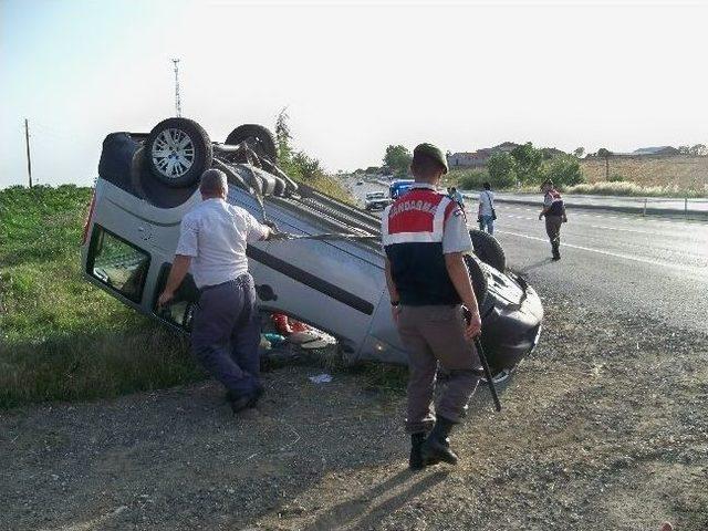 Malkara da Trafik Kazası: 2 Yaralı 1