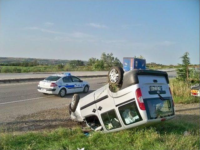 Malkara da Trafik Kazası: 2 Yaralı 2