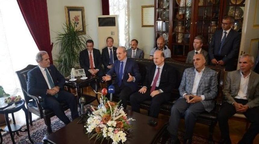 Kurtulmuş&rsquo;tan Başkan Altepe&rsquo;ye Tebrik