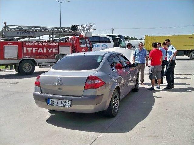 Malkara’da Araç Yangını İhbarı Paniğe Neden Oldu