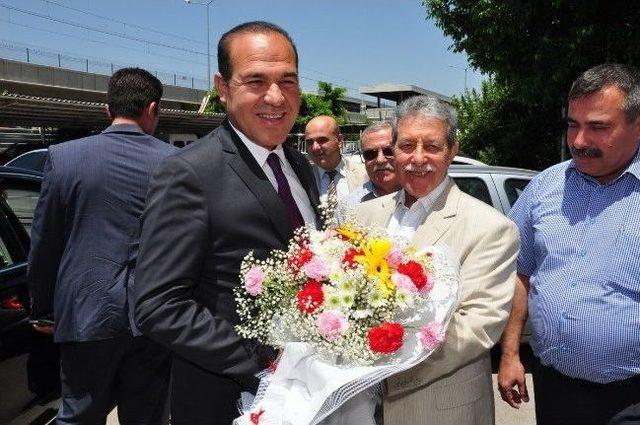 Başkan S&ouml;zl&uuml; den, Esob Başkanı Kazım Barışık a İade-i Ziyaret 1