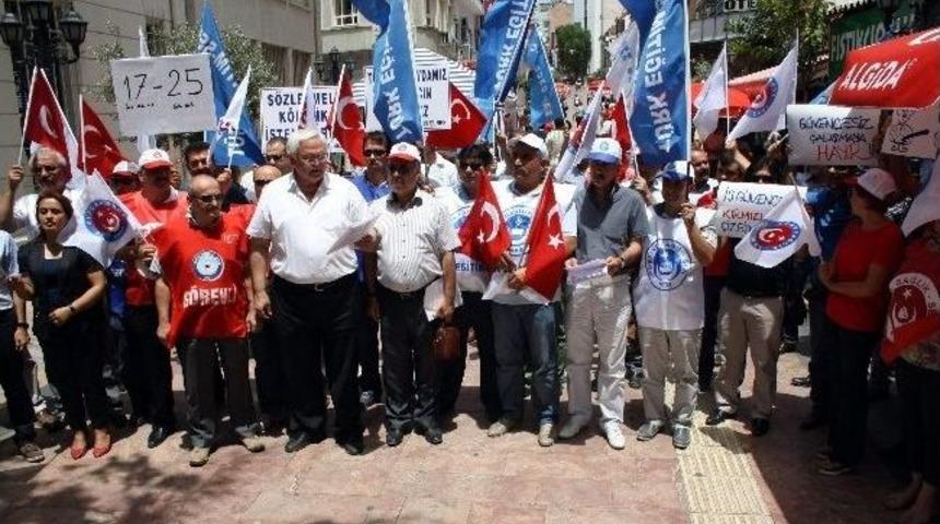 Aydın Kamu-sen&rsquo;den İş G&uuml;vencesi Eylemi