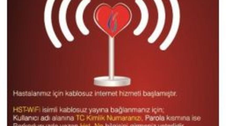 Manisa&rsquo;da Hastalara Kablosuz İnternet Erişim Hizmeti