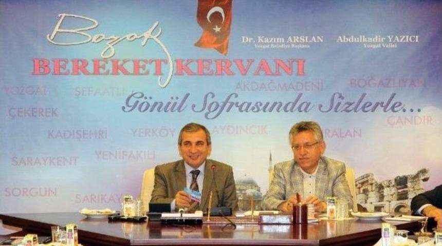 Bozok Bereket Kervanı "g&ouml;n&uuml;l Sofrasında Sizlerle" Sloganıyla Yola &Ccedil;ıkıyor