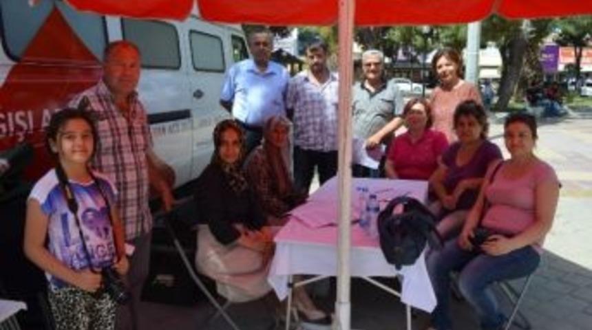 S&ouml;ke'de Ak Parti'li Kadınlardan Kan Bağışına Destek