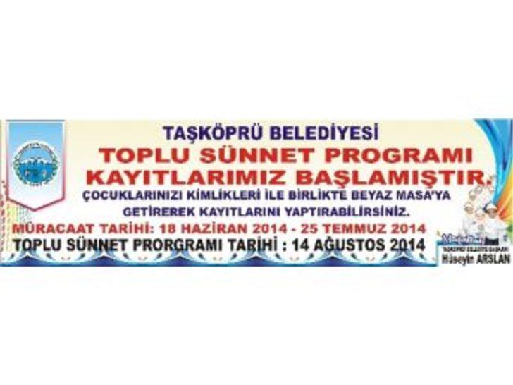 Taşköprü Belediyesi’nden Toplu Sünnet Programı