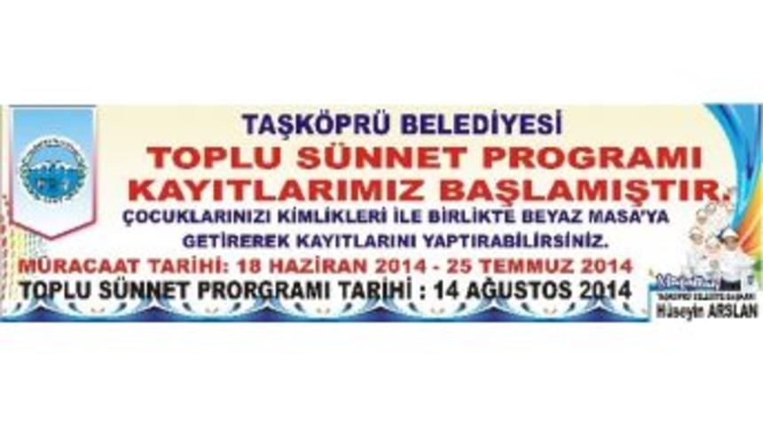 Taşk&ouml;pr&uuml; Belediyesi&rsquo;nden Toplu S&uuml;nnet Programı