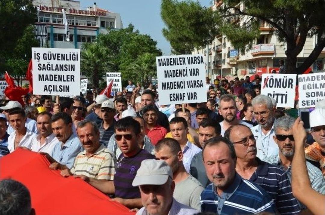 Soma&rsquo;da Esnaftan Madencilere Destek Y&uuml;r&uuml;y&uuml;ş&uuml;