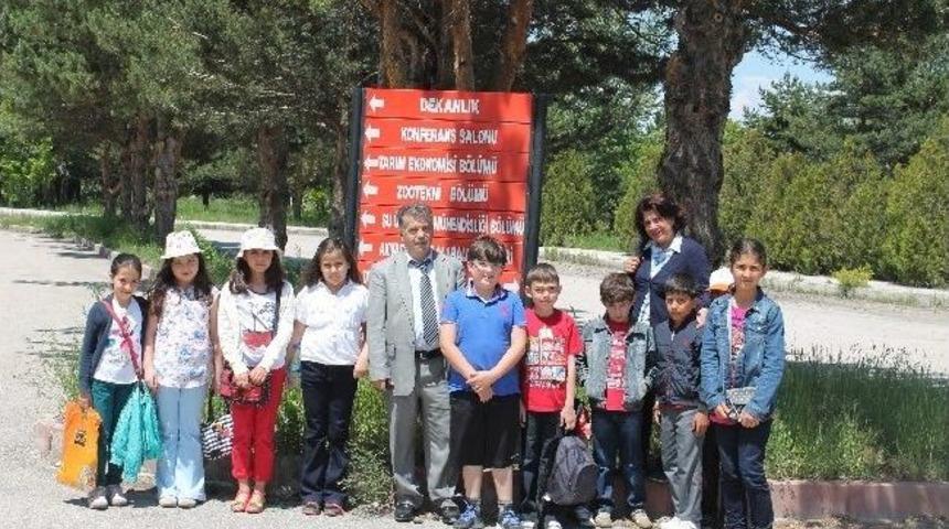 İlkokul &Ouml;ğrencilerine Tarım Eğitimi Verildi