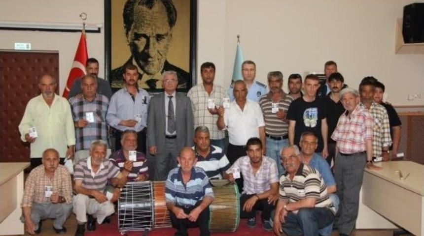 Kırklareli&rsquo;de Ramazan Davulcuları Yetki Belgelerini Aldı