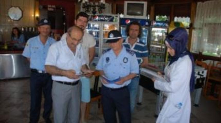 &Ccedil;aycuma&rsquo;da Kafeterya Ve Kahvehaneler Denetlendi