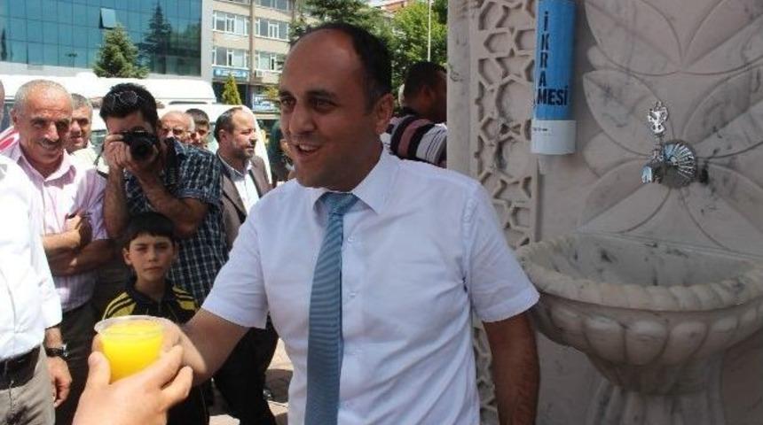 Y&uuml;r&uuml;yen İkram &Ccedil;eşmesi Beyşehir'de Hizmete Girdi