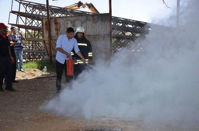 Dedaş’ta Yangın Tatbikatı